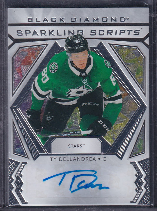 TY DELLANDREA - 2020 Upper Deck Black Diamond Sparkling Scripts Auto #RSC-TD