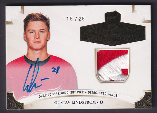 GUSTAV LINDSTROM - 2020 The Cup Rookie Class of 2021 Auto Patch #2020-GL, /25