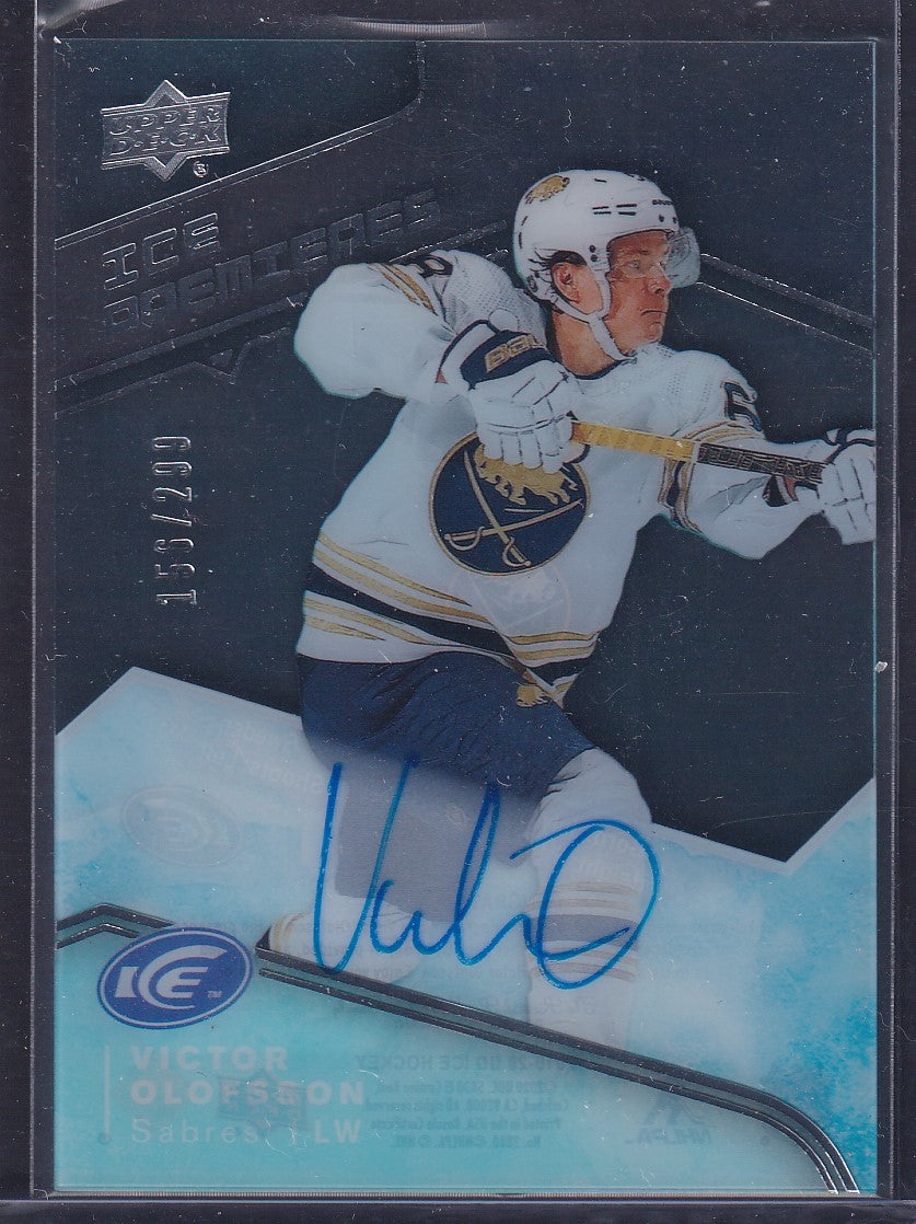 VICTOR OLOFSSON - 2019 Upper Deck Ice Premieres Auto #IPA-VO, /299