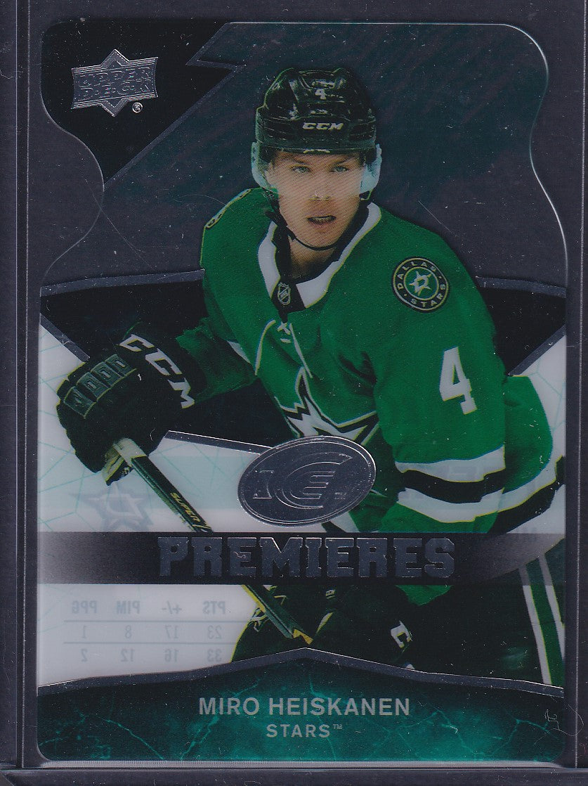 MIRO HEISKANEN - 2018 Upper Deck Ice Premieres DIE CUT #146, SSP