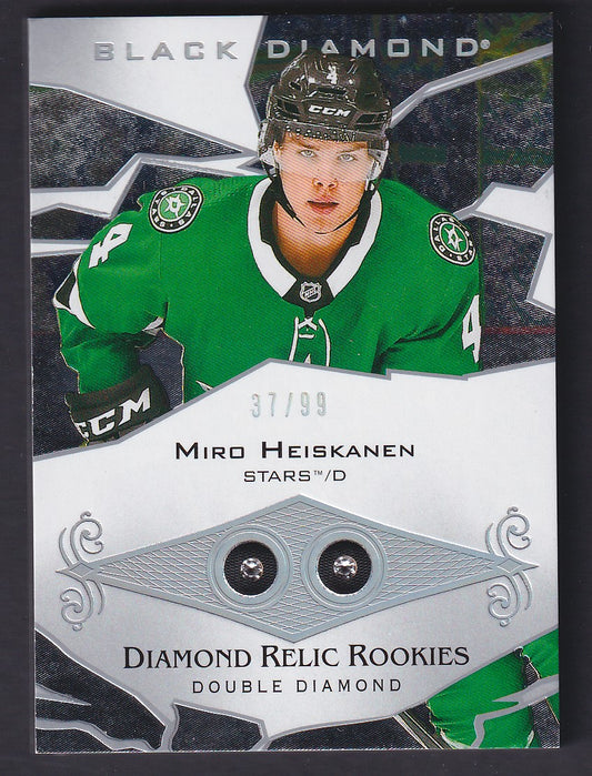 MIRO HEISKANEN - 2018 Black Diamond Relic Rookies #BDR-MH, /99