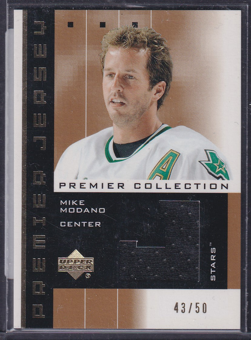 MIKE MODANO - 2003 Upper Deck Premier Jersey Patch #PP-MM, /50