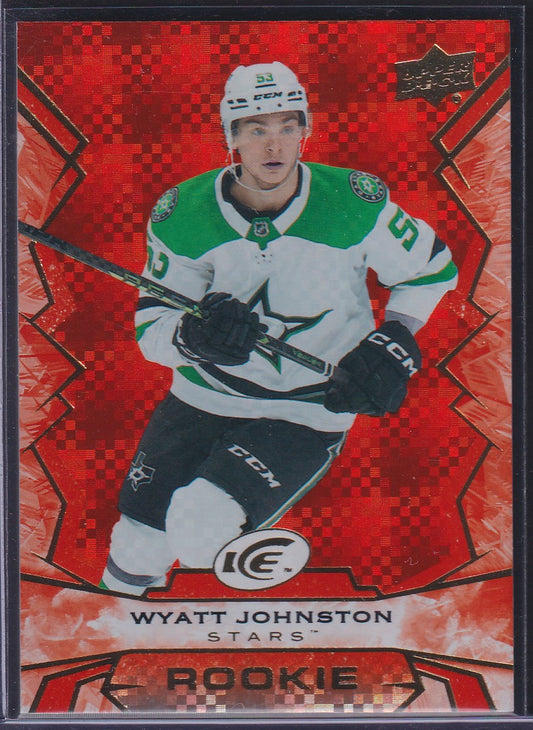 WYATT JOHNSTON - 2022 Upper Deck Ice Rookie ORANGE #109