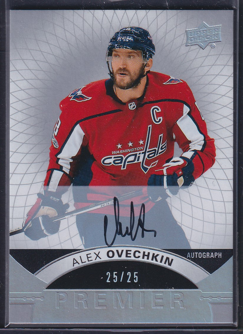 ALEX OVECHKIN - 2017 Upper Deck Premier Auto #2, /25