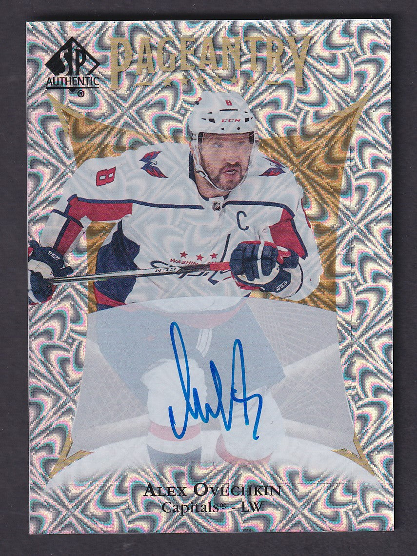 ALEX OVECHKIN - 2021 SP Authentic Pageantry Auto SSP #P-23