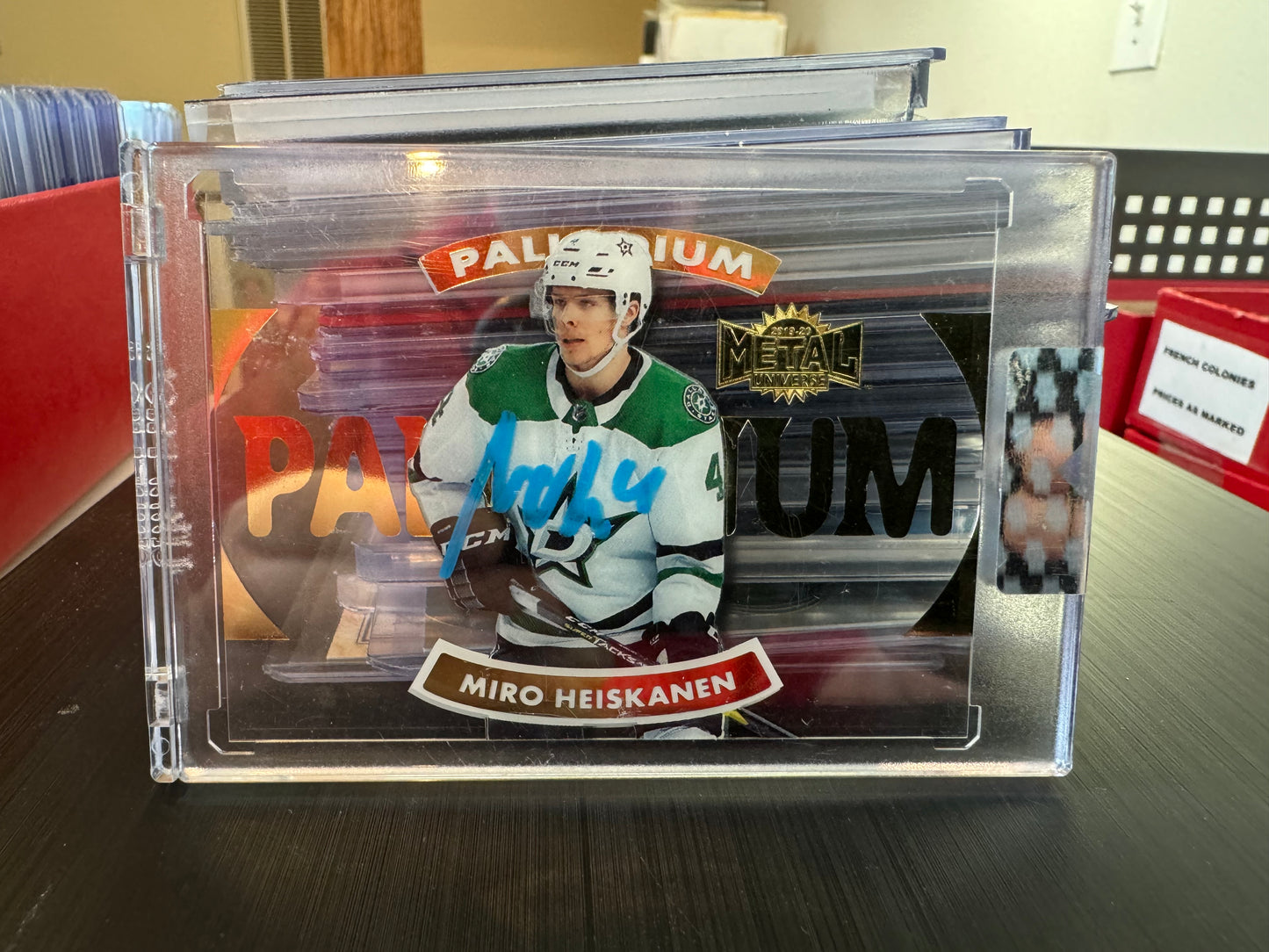 MIRO HEISKANEN - 2019 Upper Deck Clear Cut Palladium Auto #T-MH