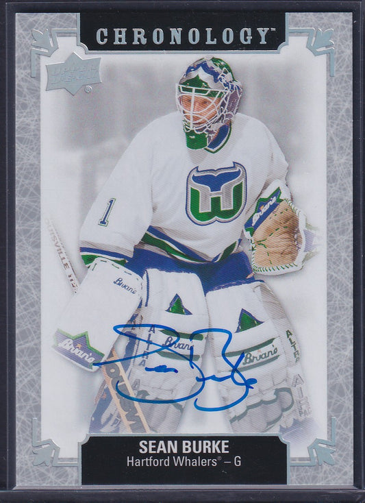 SEAN BURKE - 2018 Upper Deck Chronology Auto #FH-HA-SB