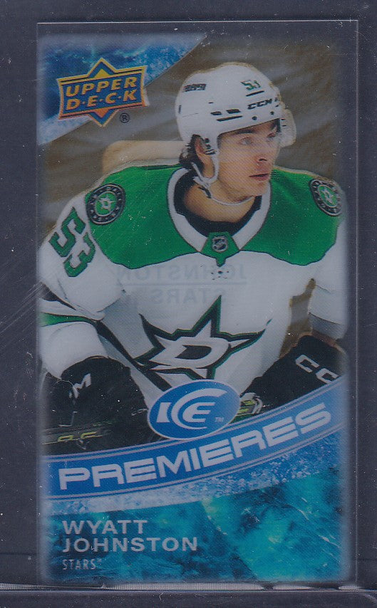 WYATT JOHNSTON - 2022 Upper Deck Ice Premieres Mini GOLD #MI-10, /99