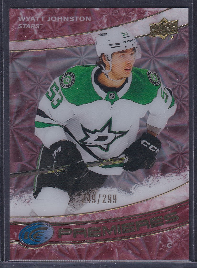 WYATT JOHNSTON - 2022 Upper Deck Ice Premieres #245, /299