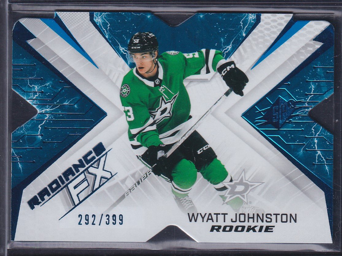 WYATT JOHNSTON - 2022 Upper Deck Radiance FX Rookie #RFX-76, /399