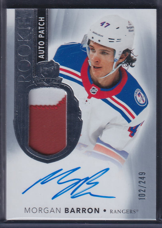 MORGAN BARRON - 2021 The Cup Rookie Auto Patch #103, /249