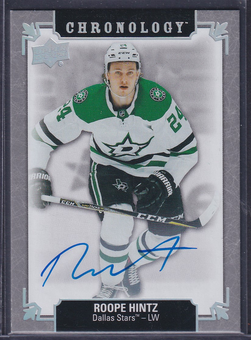 ROOPE HINTZ - 2019 Upper Deck Chronology Auto #FH-DA-RH