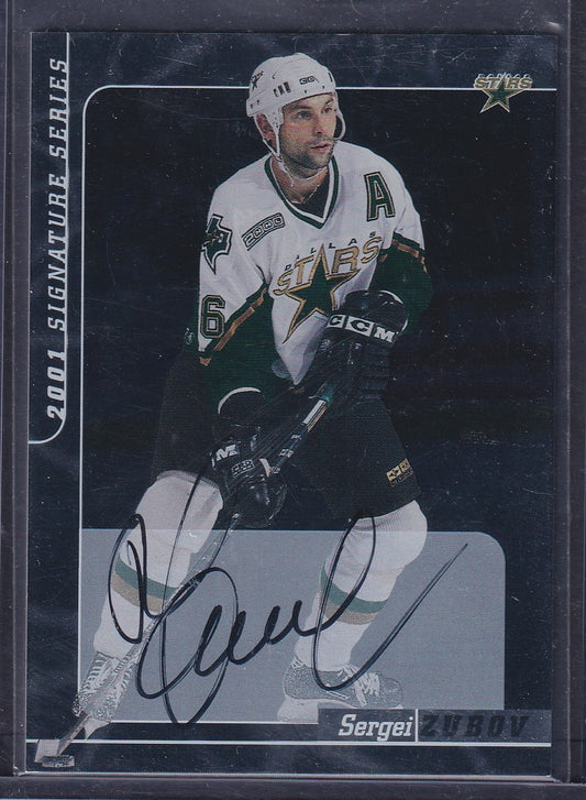 SERGEI ZUBOV - 2000 In the Game ITG Signature Series Auto #74