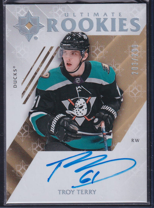 TROY TERRY - 2018 Upper Deck Ultimate Rookies Auto #87, /299