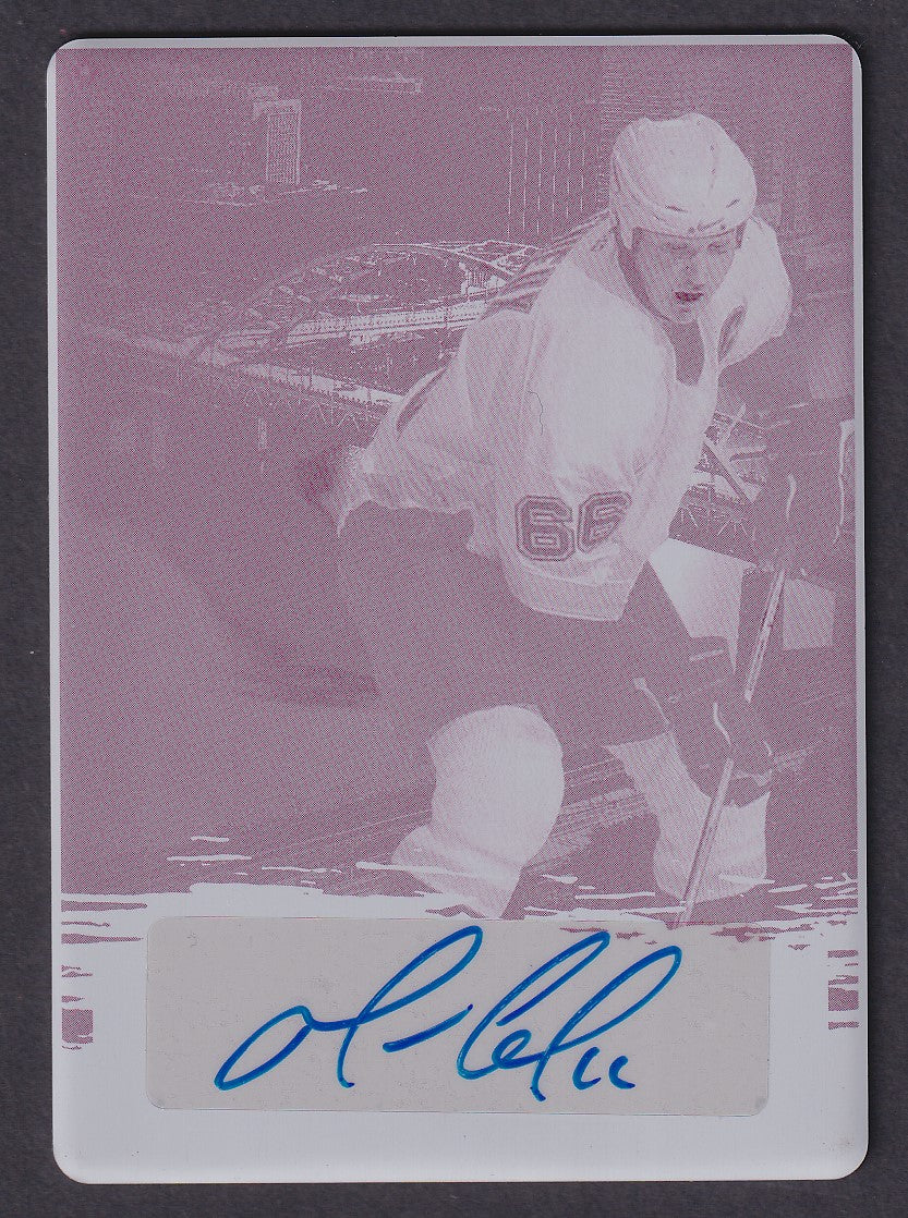 MARIO LEMIEUX - 2023 Leaf Once Upon a Time in Pittsburgh Plate #OU-ML1