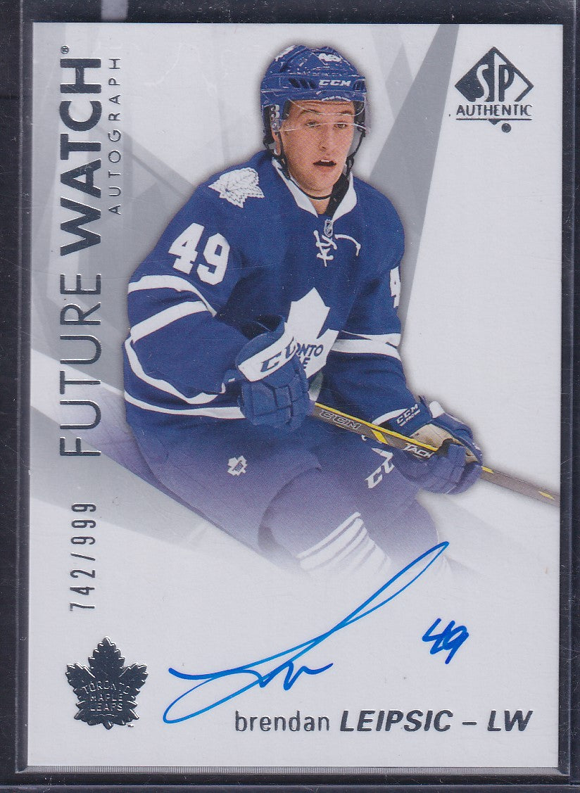 BRENDAN LEIPSIC - 2016 SP Authentic Future Watch Auto #141, /999