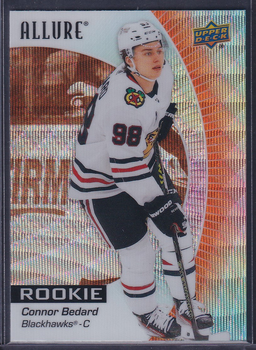 CONNOR BEDARD - 2023 Upper Deck Allure ORANGE SLICE Rookie #102