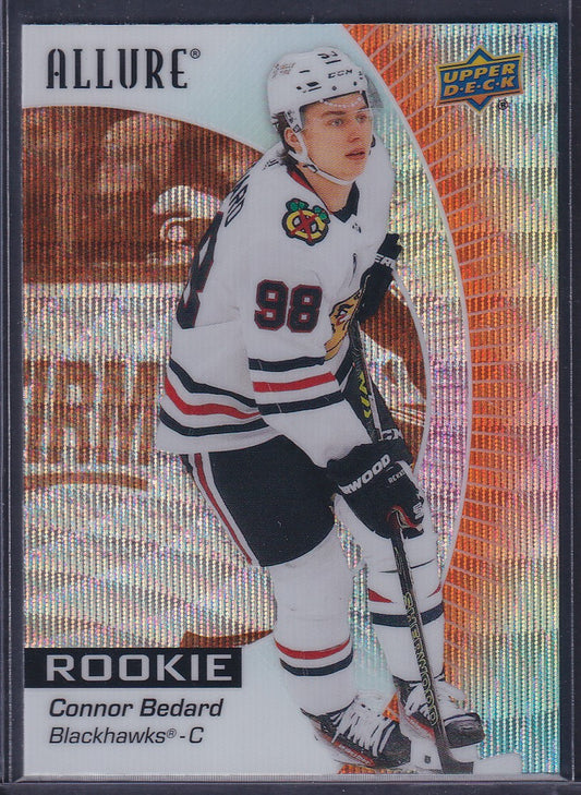 CONNOR BEDARD - 2023 Upper Deck Allure ORANGE SLICE Rookie #102