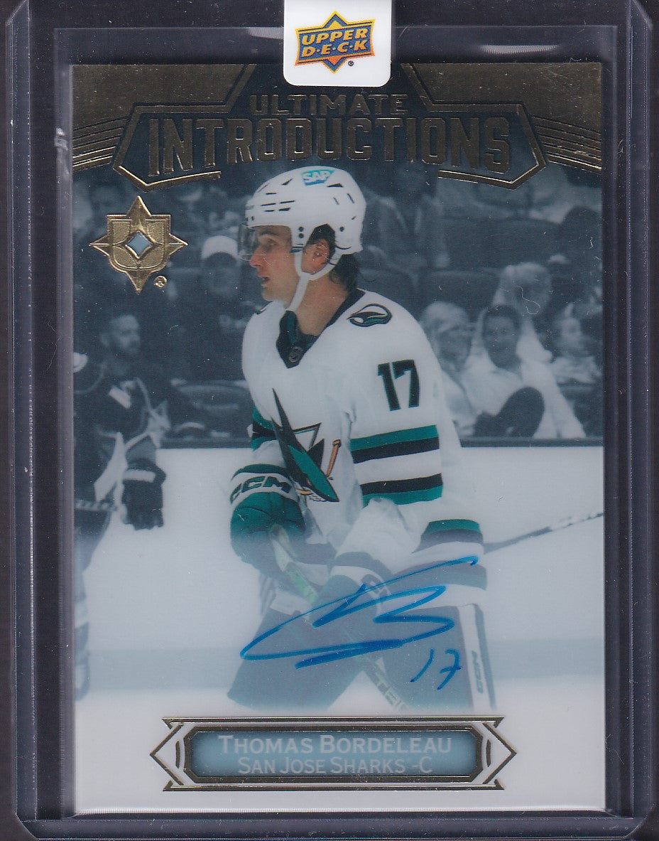 THOMAS BORDELEAU - 2022 Ultimate Introductions Auto #UI-44