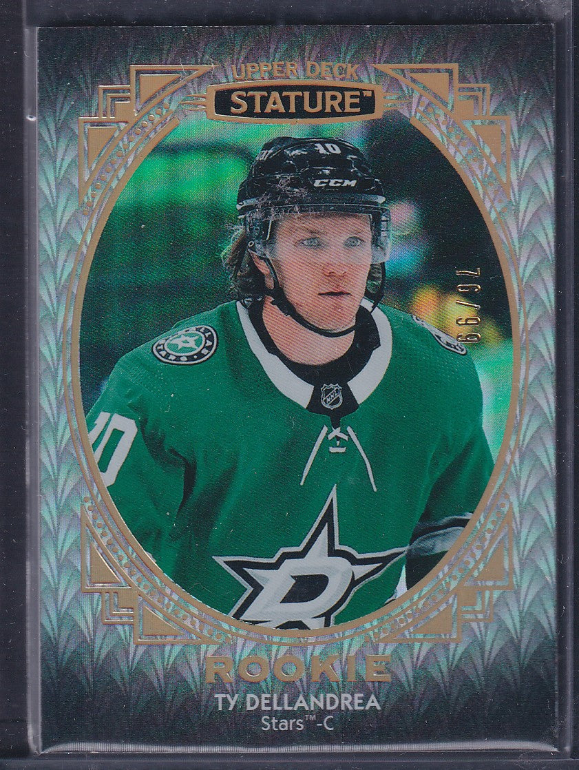 TY DELLANDREA - 2020 Upper Deck Stature Rookie #180, /99