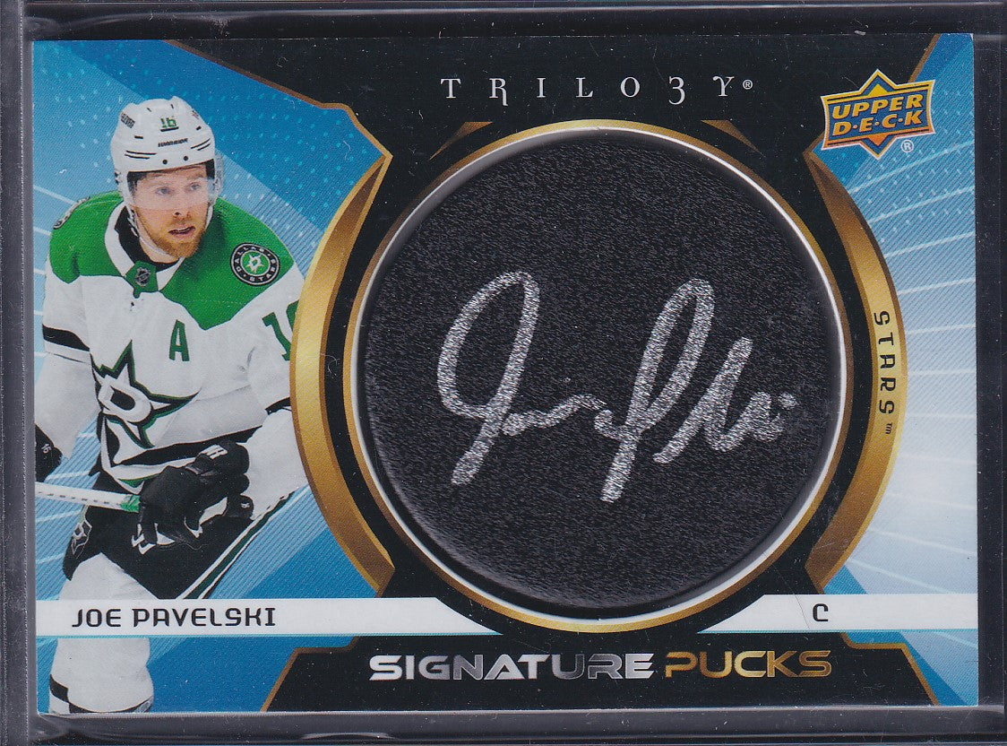 JOE PAVELSKI - 2023 Upper Deck Trilogy Signature Pucks Auto #SP-PA