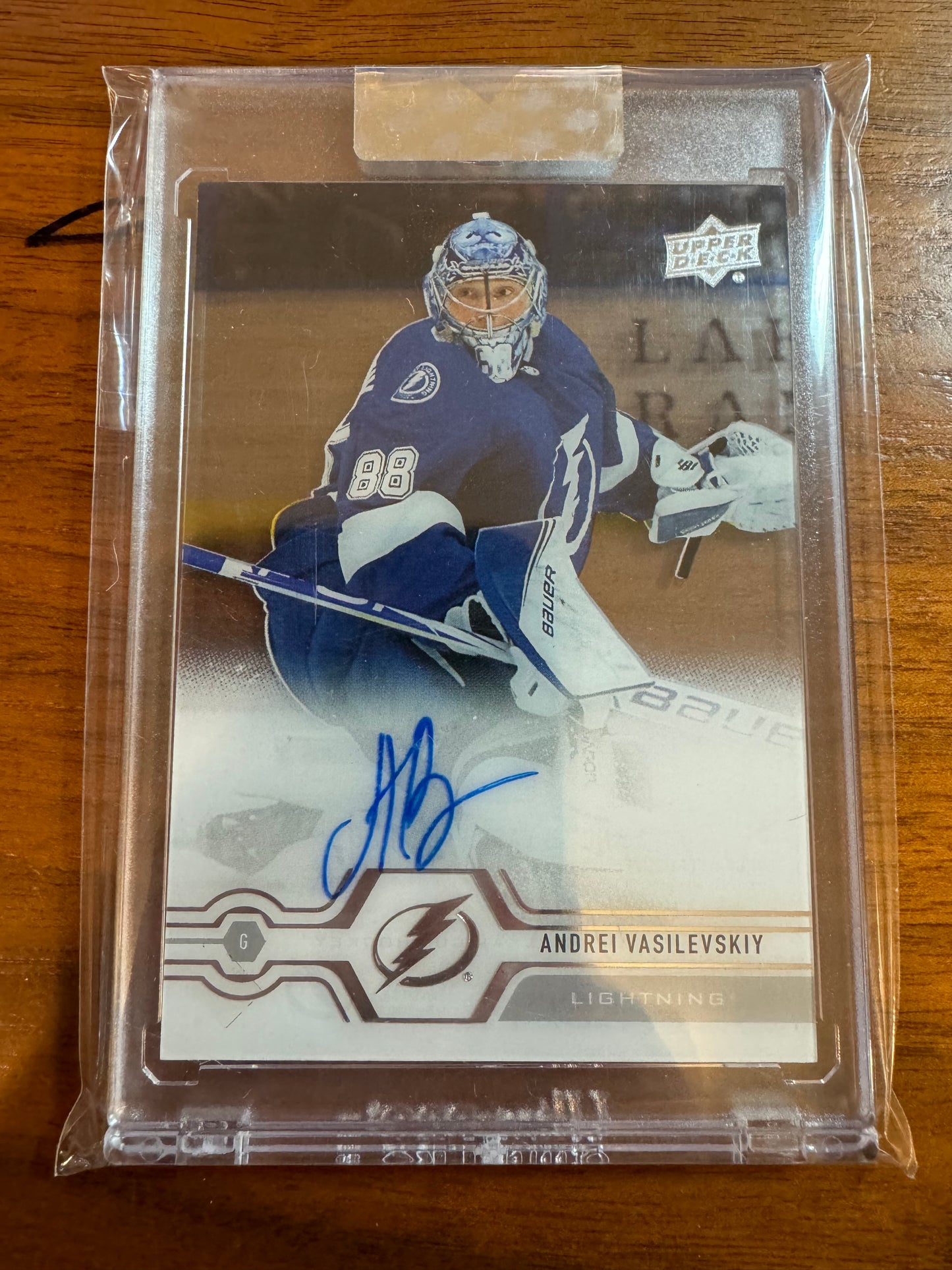 ANDREI VASILEVSKIY - 2019 Upper Deck Clear Cut Auto #CC-AV