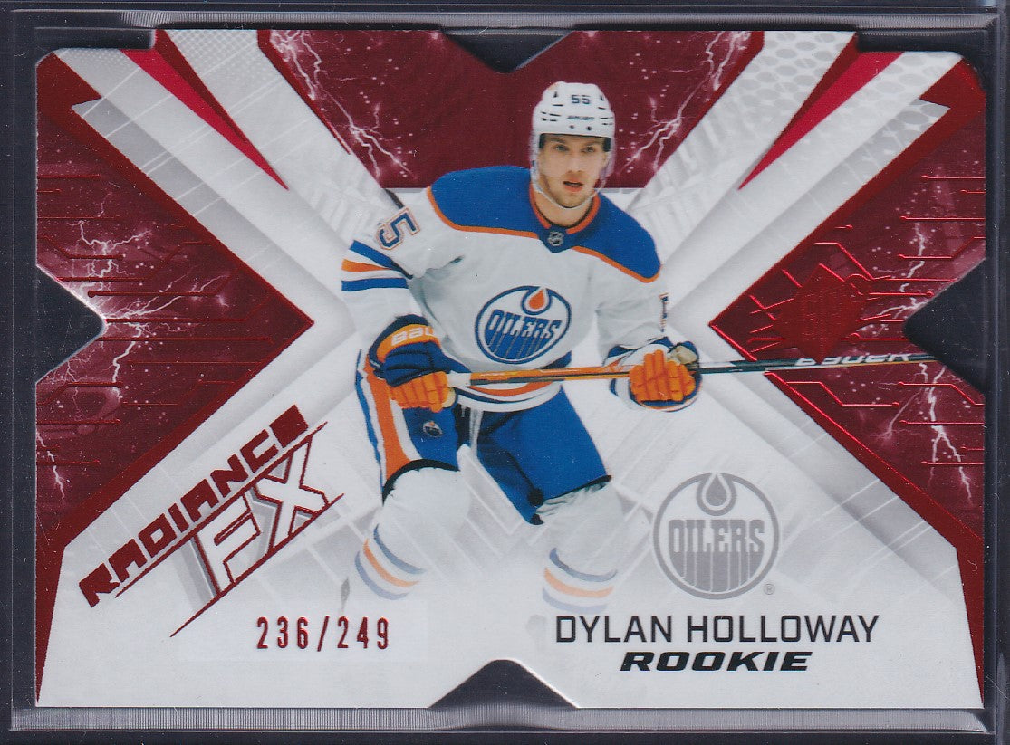 DYLAN HOLLOWAY - 2022 Upper Deck SPx Radiance FX Rookie #RFX-63, /249