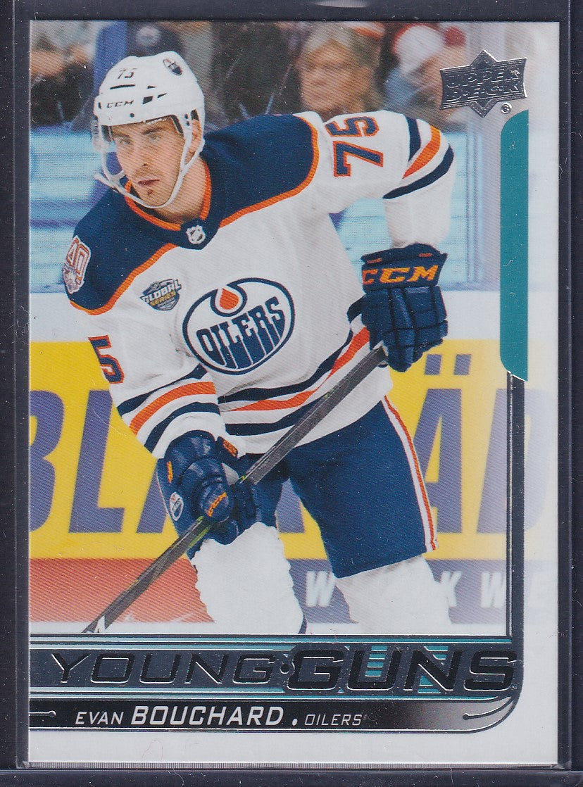 EVAN BOUCHARD - 2018 Upper Deck Young Guns #221