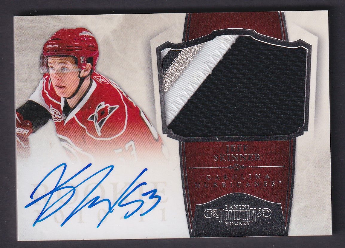 JEFF SKINNER - 2011 Panini Dominion Auto Patch #246, /99