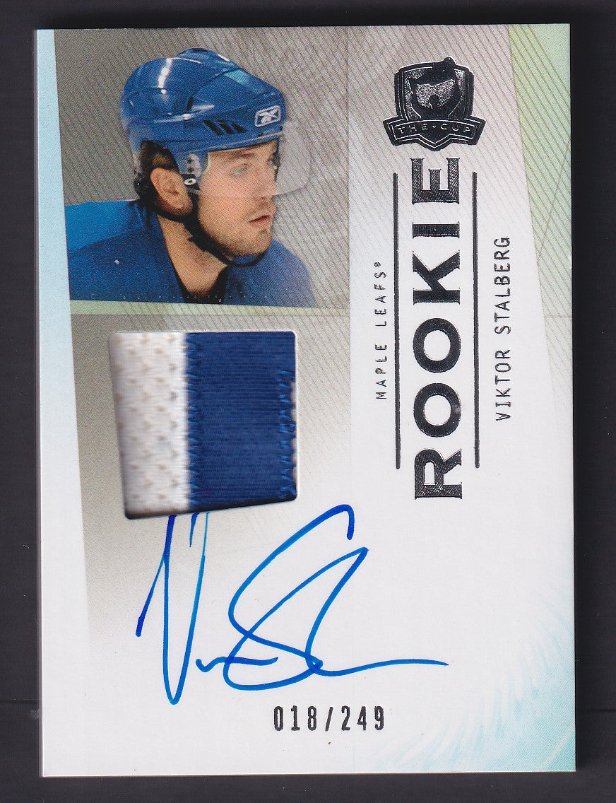 VIKTOR STALBERG - 2009 The Cup Rookie Patch Auto #123, /249