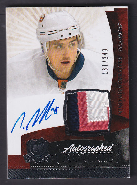 NINO NIEDERREITER - 2010 Cup Autographed Rookie Auto Patch #169, /249