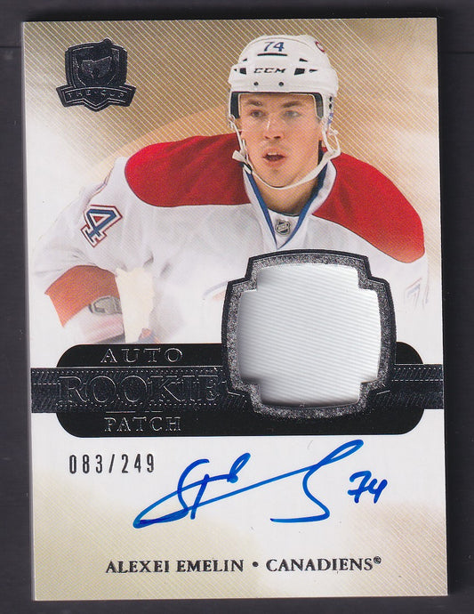 ALEXEI EMELIN - 2011 Cup Rookie Patch Auto #149, /249