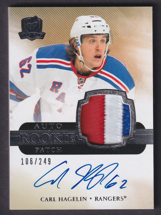 CARL HAGELIN - 2011 Cup Rookie Patch Auto #161, /249