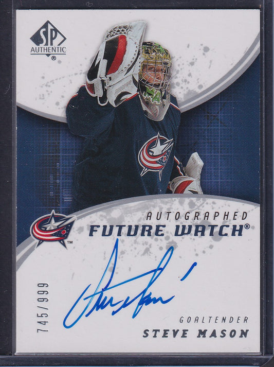 STEVE MASON - 2008 SP Authentic Future Watch Auto #209, /999