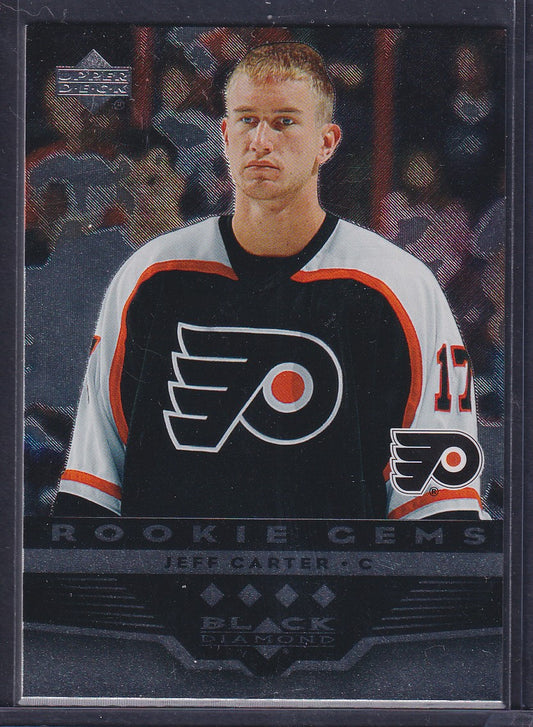 JEFF CARTER - 2005 Upper Deck Rookie Gems Black Diamond #195