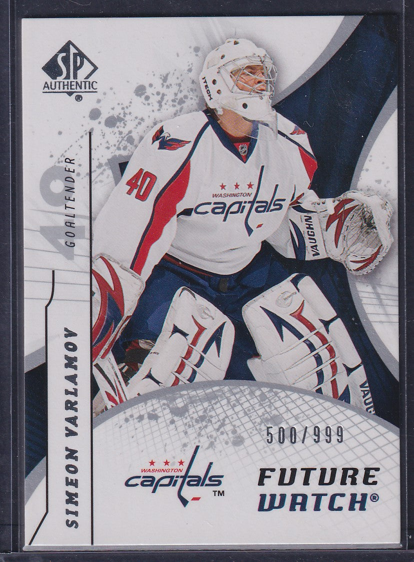 SIMEON VARLAMOV - 2008 SP Authentic Future Watch #176, /999