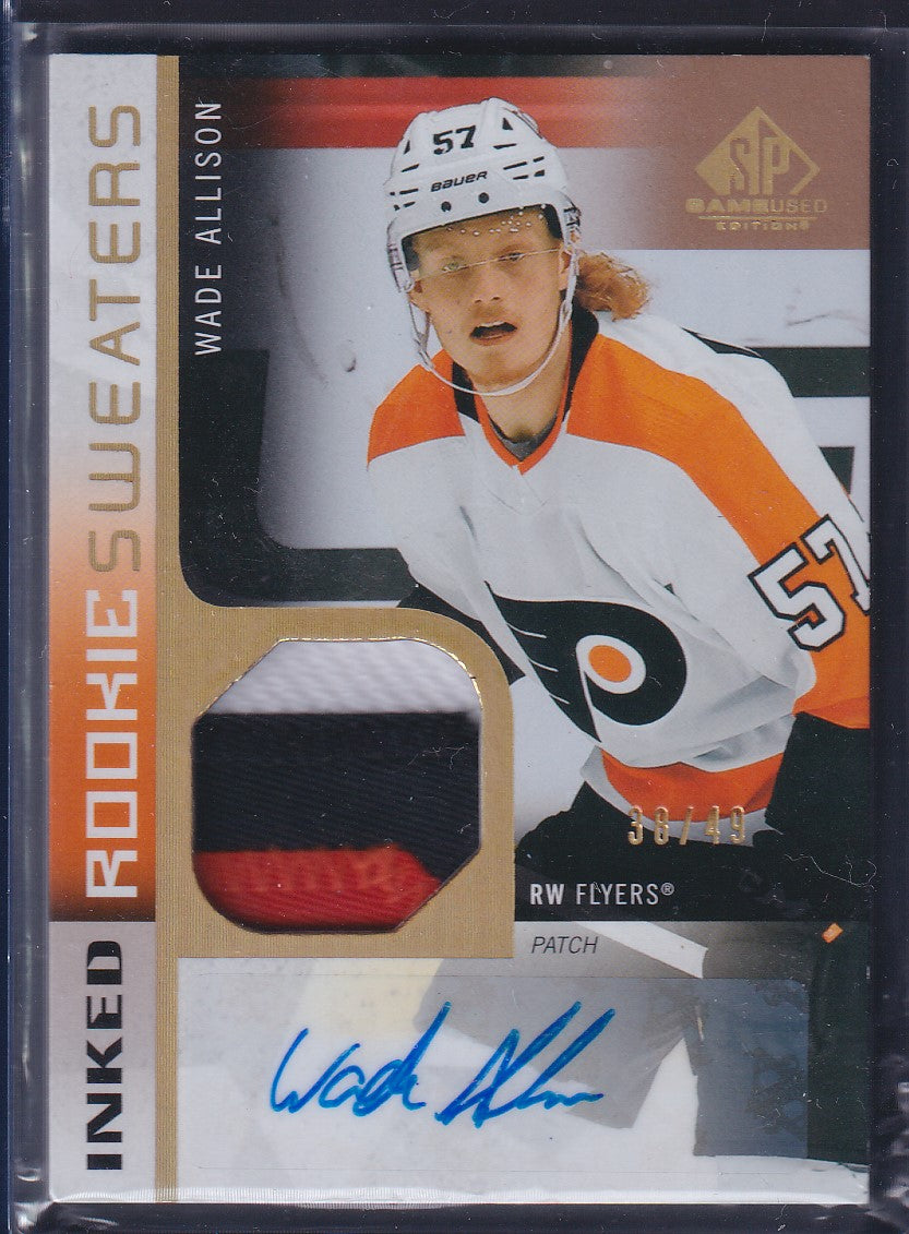 WADE ALLISON - 2021 SP Game Used Inked Rookie Sweaters #RS-WA, /49