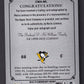 MARIO LEMIEUX - 2018 UD Chronology Timeless Memories Gold Auto #CMA-ML