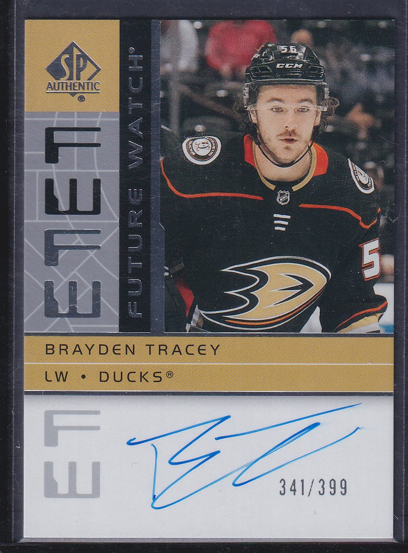 BRAYDEN TRACEY - 2022 SP Authentic Future Watch Auto #RFWA2-BT, /399