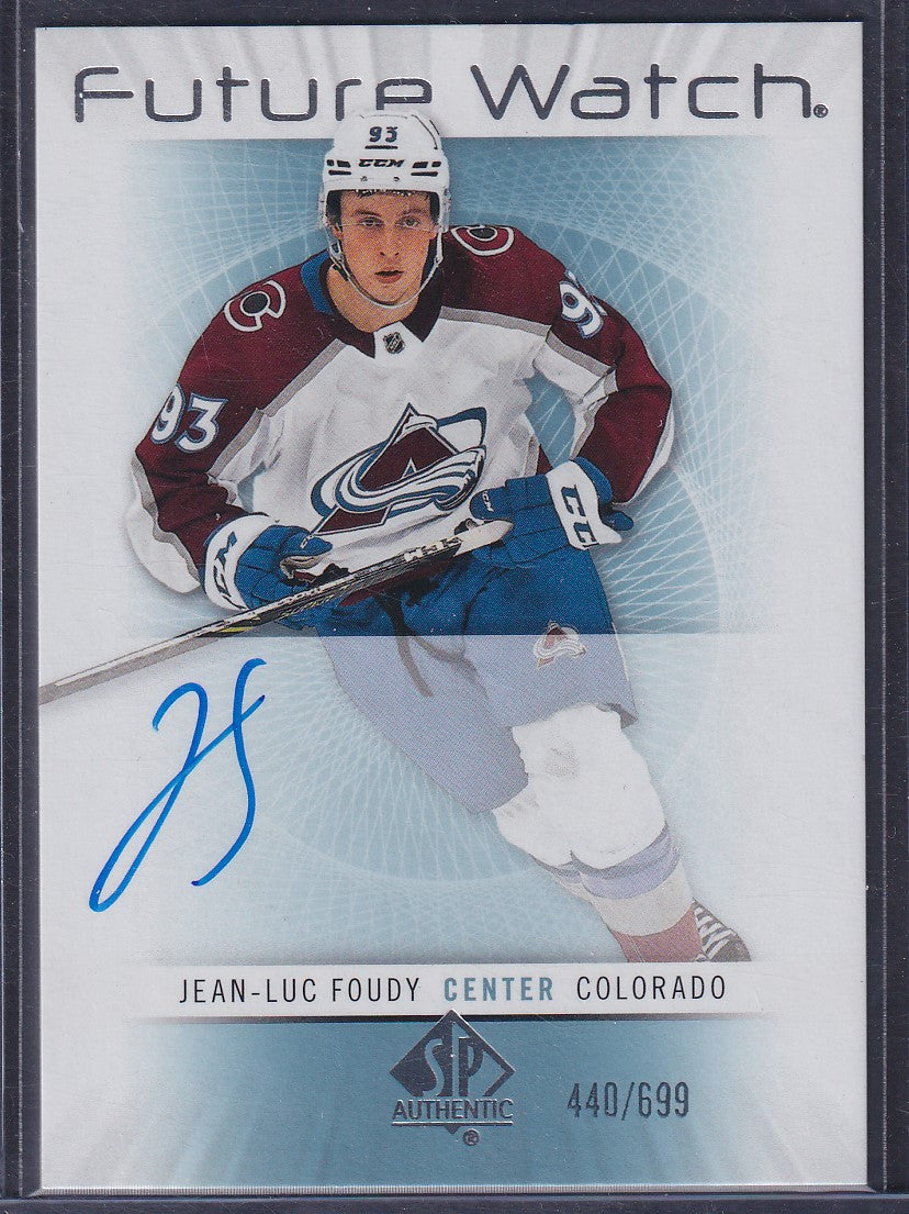 JEAN-LUC FOUDY - 2022 SP Authentic Future Watch Auto #RFWA-JF, /699