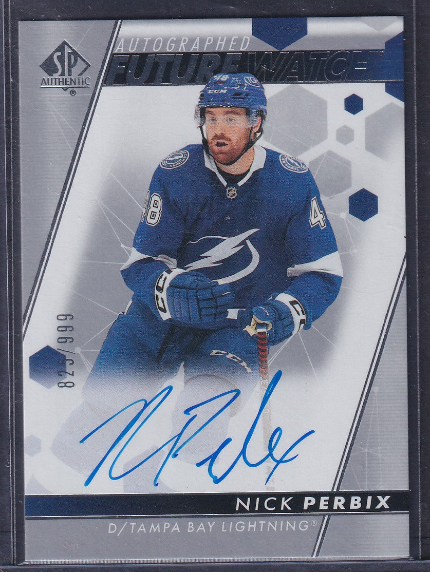 NICK PERBIX - 2022 SP Authentic Future Watch Auto #156, /999