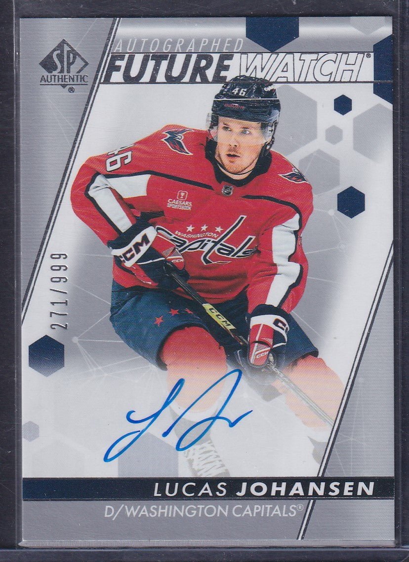 LUCAS JOHANSEN - 2022 SP Authentic Future Watch Auto #191, /999