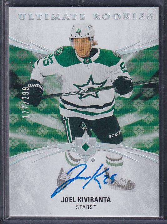 JOEL KIVIRANTA - 2020 Upper Deck Ultimate Rookies Auto #103, /299