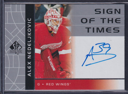 ALEX NEDELJKOVIC - 2022 SP Authentic Sign of the Times Auto #RSOTT-AN