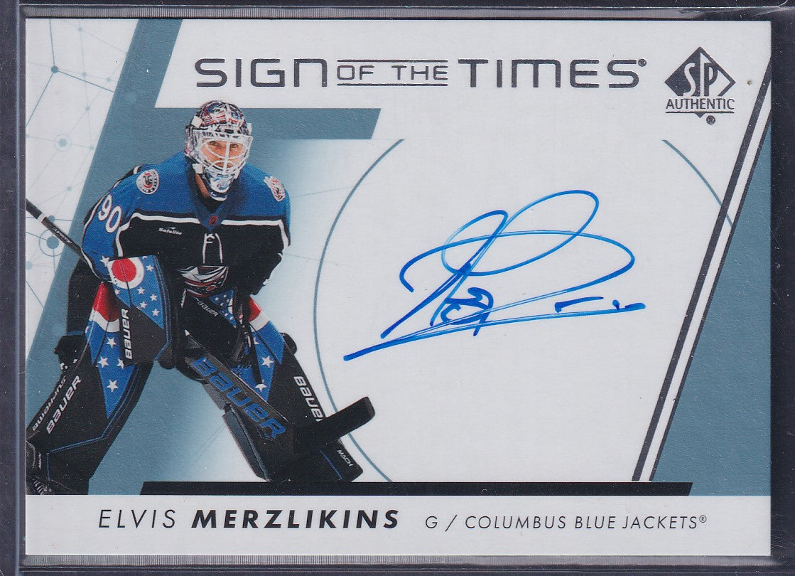 ELVIS MERZLIKINS - 2022 SP Authentic Sign of the Times Auto #SOTT-EM