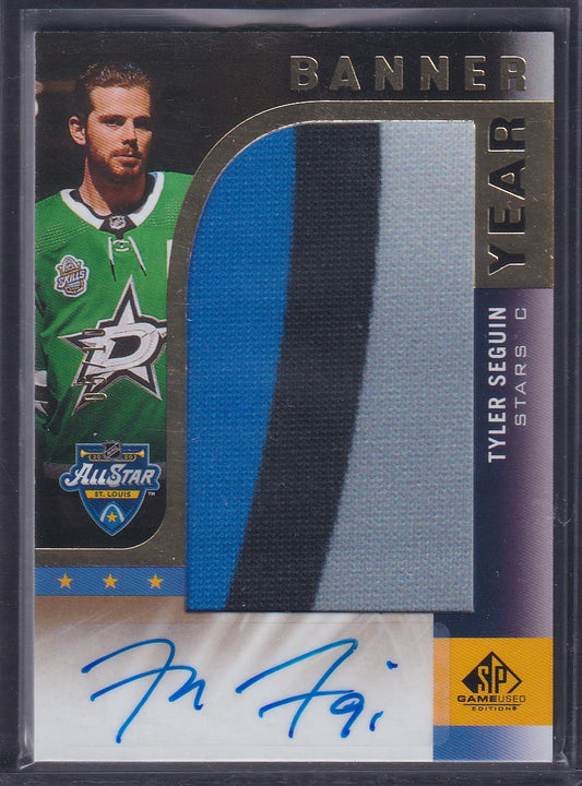 TYLER SEGUIN - 2020 SP Game Used All Star Banner Year Auto #AS20-TS