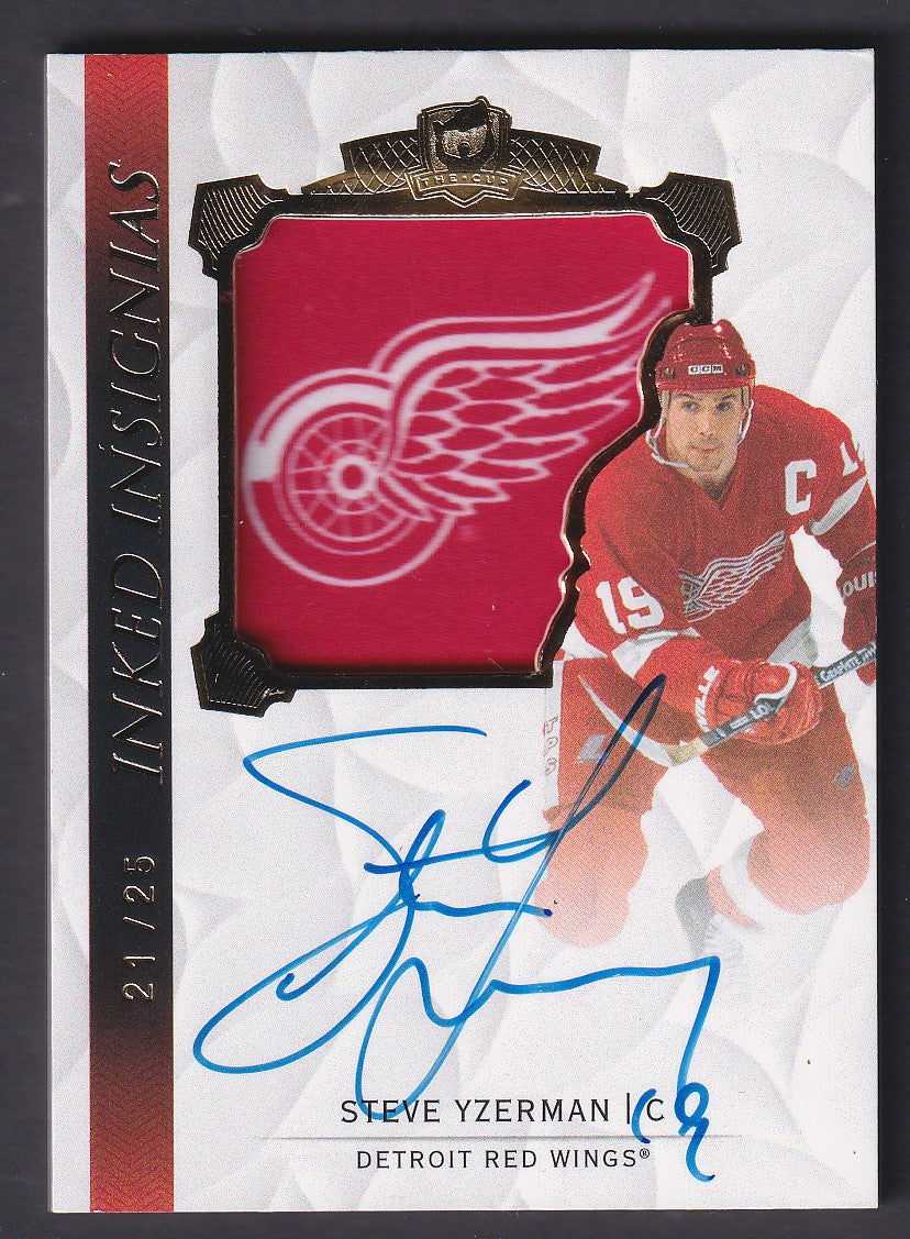 STEVE YZERMAN - 2020 The Cup Inked Insignias Auto #II-SY, /25