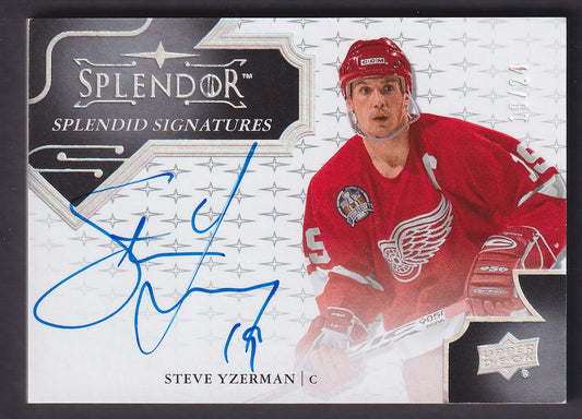 STEVE YZERMAN - 2017 Upper Deck Splendor Splendid Signatures Auto #SA-SY, /24