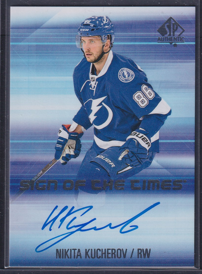 NIKITA KUCHEROV - 2015 SP Authentic Sign of the Times Auto #SOTT-NK