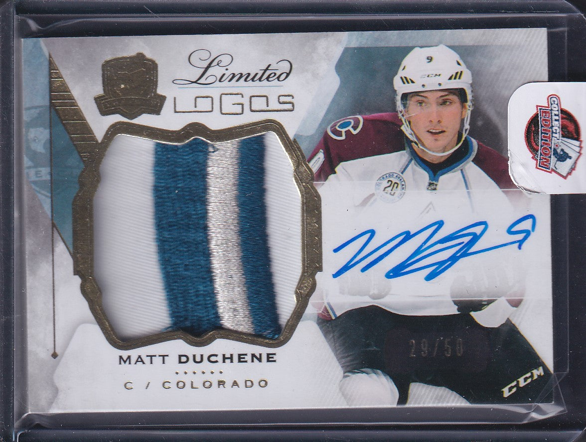 MATT DUCHENE - 2015 The Cup Limited Logos Auto Patch #LL-DU, /50